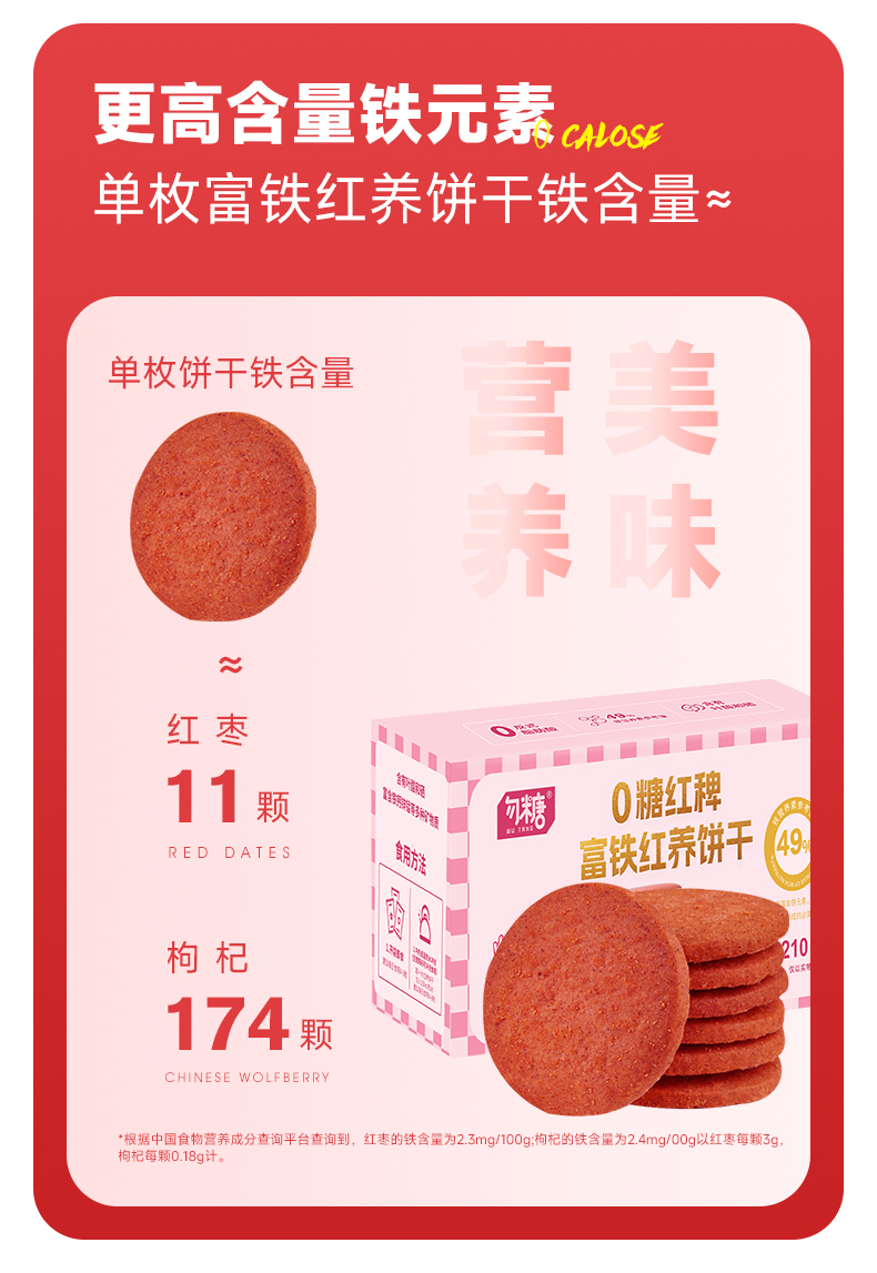 富鐵餅干鐵含量高達(dá)49%